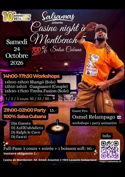 Affiche : Casino Night à Montbenon 5
