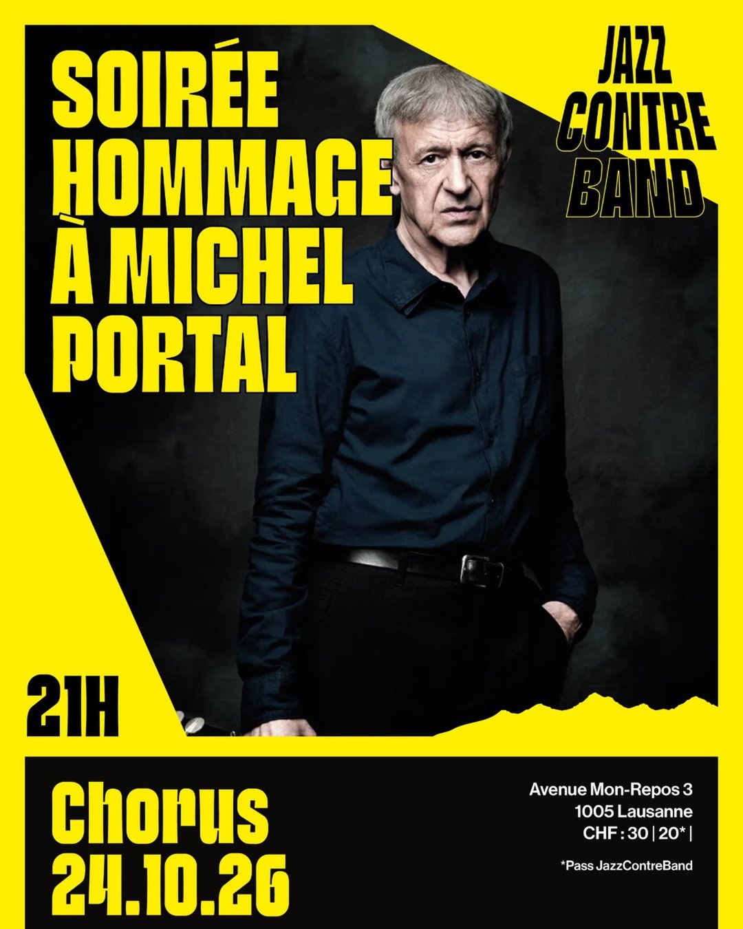 Poster: Tribute to Michel Portal