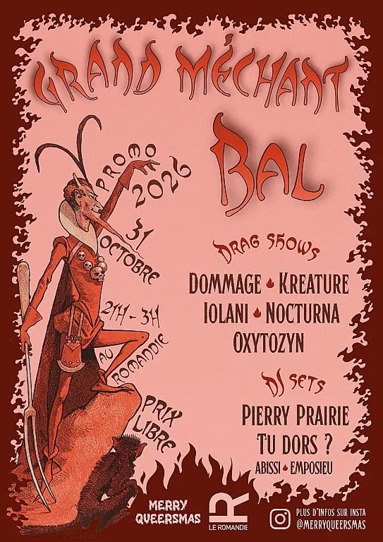 Poster: Grand Méchant Bal - Promo 2026