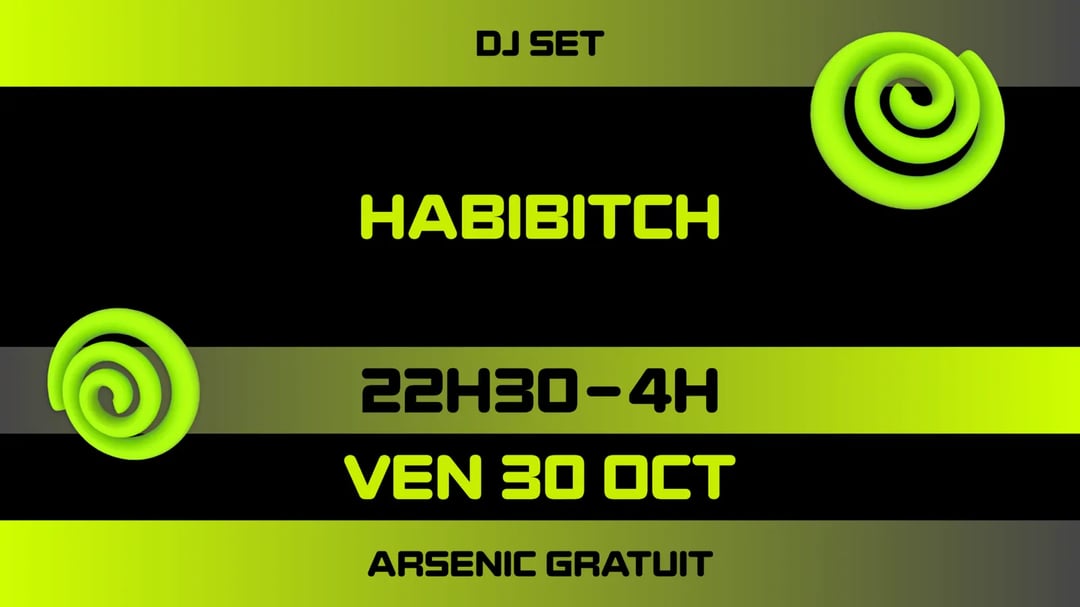 Affiche : Habibitch Marathon House Party